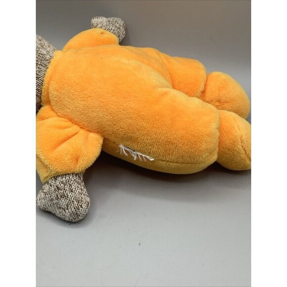 Baby Starters My First Boo Halloween Sock Monkey Plush Rattle Toy Infant 9” inch - Picture 10 of 10